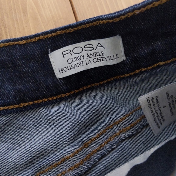 Sofia Vergara Rosa Curvy Ankle Dark Wash Skinny Jeans - Picture 5 of 11